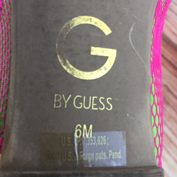 Guess flats! 8 Happy yellow pink lace leopard - Picture 7 of 7